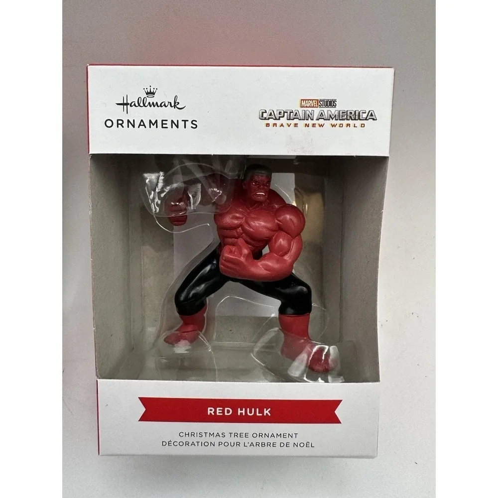 Hallmark Marvel Red Hulk Ornament Captain America Brave New World – New
